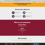 The 'Careers Page' of the Razorfish Australia Website with which I developed and integrated my php plugin.